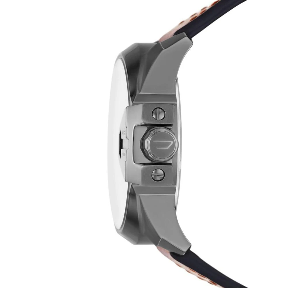 商品Diesel|Men's Chronograph Uber Chief Brown Leather Strap Watch 54mm,价格¥2779,第2张图片详细描述
