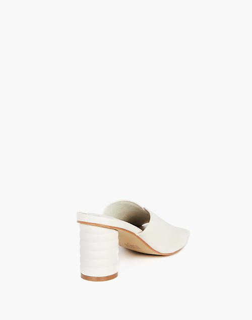 Intentionally Blank Leather Kamika Mules in Cream商品第3张图片规格展示