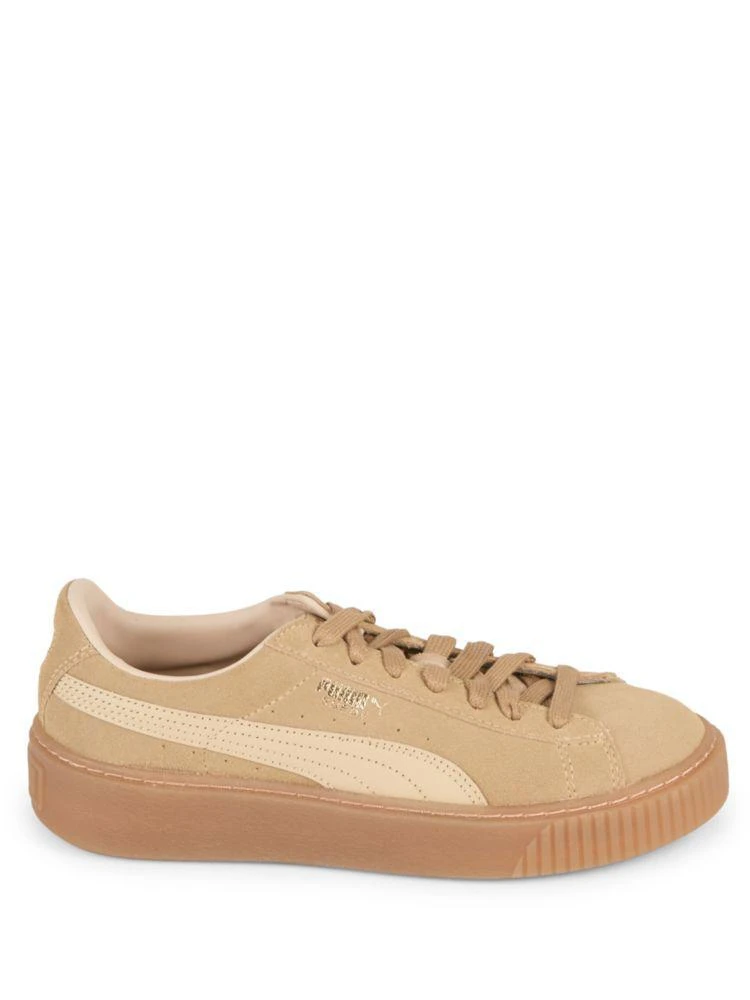 商品Puma|Leather Lace-Up Sneakers,价格¥752,第5张图片详细描述
