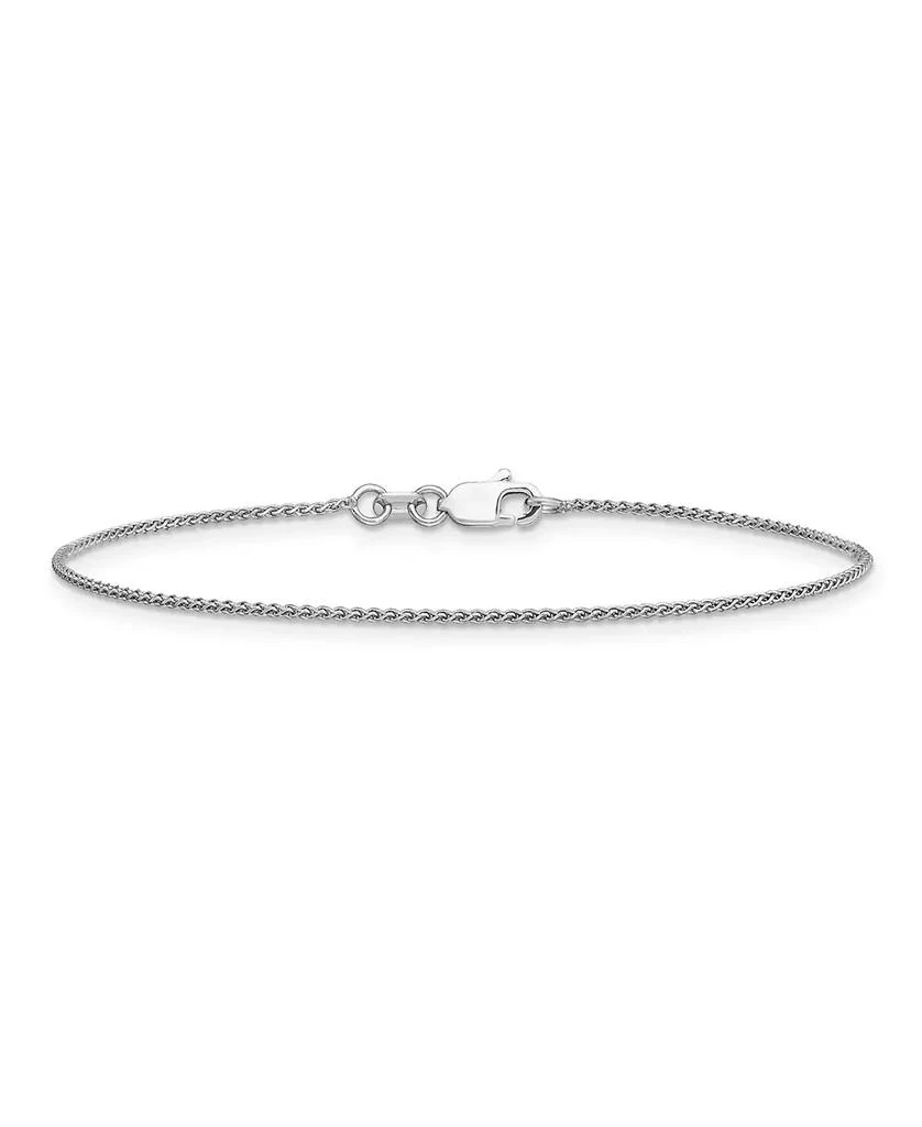 商品Macy's|Spiga Anklet Chain in 14k White Gold,价格¥1795,第1张图片