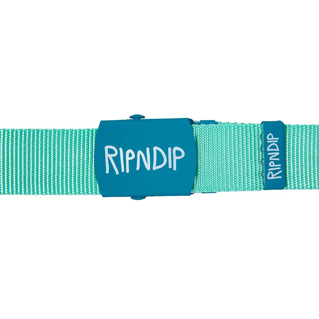 商品RIPNDIP|RIPNDIP Web Belt (Mint),价格¥98,第2张图片详细描述