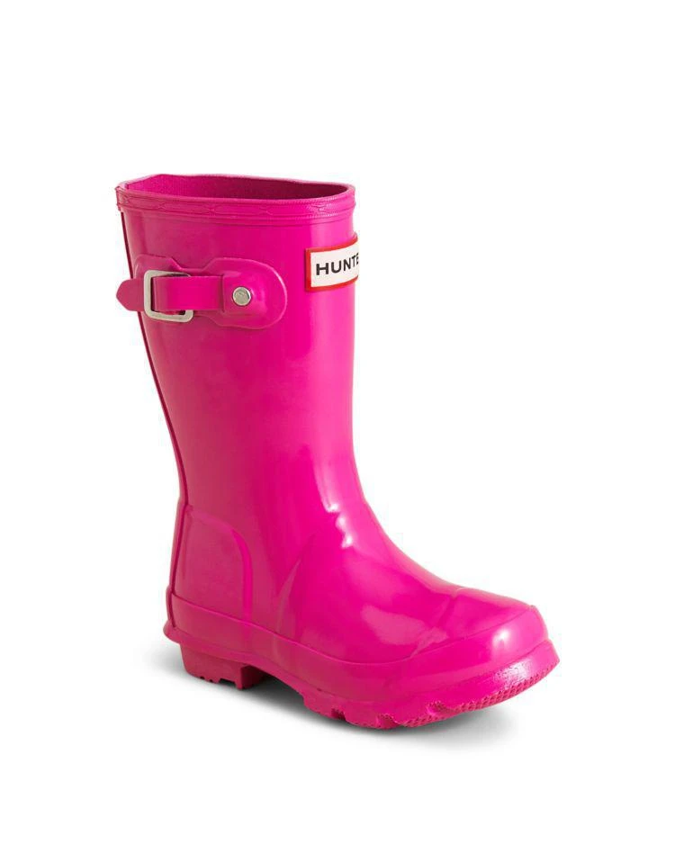 商品Hunter|大/小童Girls' Gloss Original Kids Classic Rain Boots - Little Kid, Big Kid,价格¥599,第1张图片