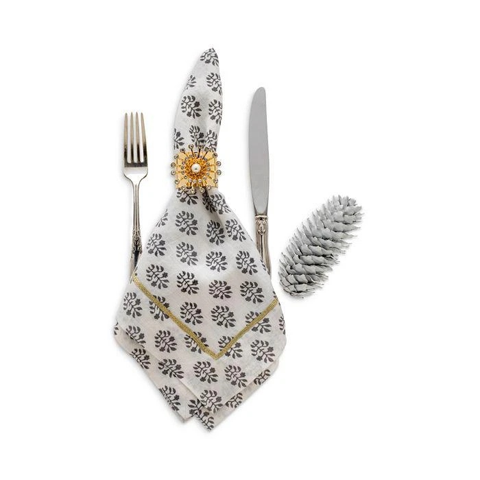 商品Joanna Buchanan|Pearl Star Napkin Rings, Set of 2,价格¥655,第3张图片详细描述