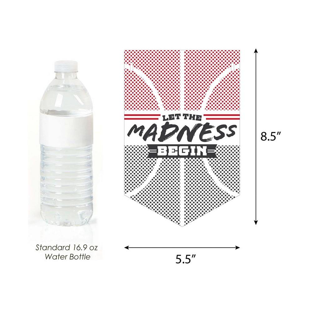 Red Basketball - Let The Madness Begin - College Basketball Party Bunting Banner - Party Decorations - Let The Madness Begin商品第3张图片规格展示