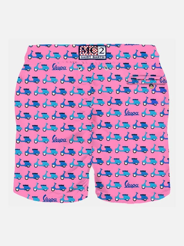 商品Mc2 Saint Barth|Man Light Fabric Swim Shorts With Vespa Print | Vespa® Special Edition,价格¥1314,第2张图片详细描述