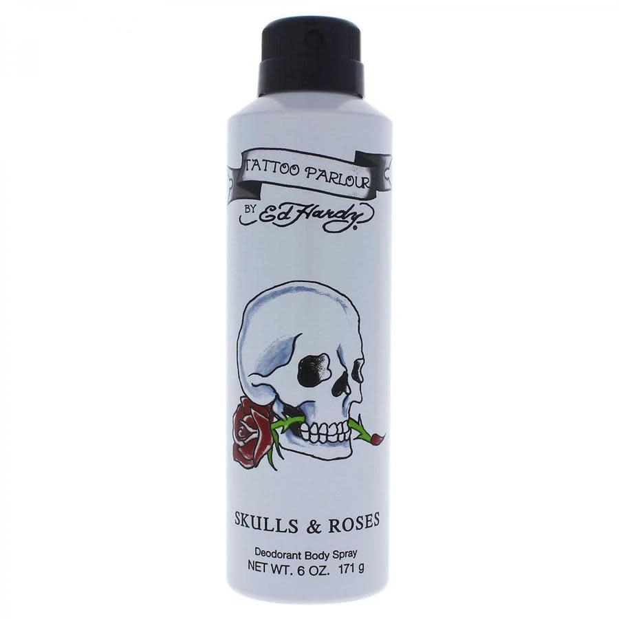 商品Ed Hardy|Skulls & Roses 6 oz Deodorant Body Sp,价格¥60,第1张图片
