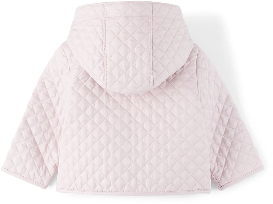 商品Burberry|Baby Pink Detachable Hood Monogram Quilted Jacket,价格¥2167,第2张图片详细描述