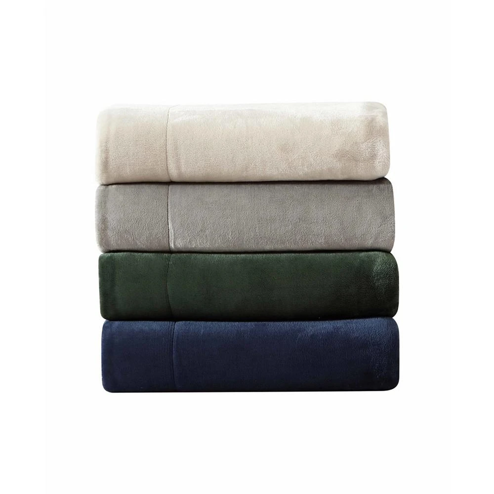 商品Eddie Bauer|CLOSEOUT! Signature Solid Ultra Soft Plush Fleece Blanket,价格¥359,第5张图片详细描述
