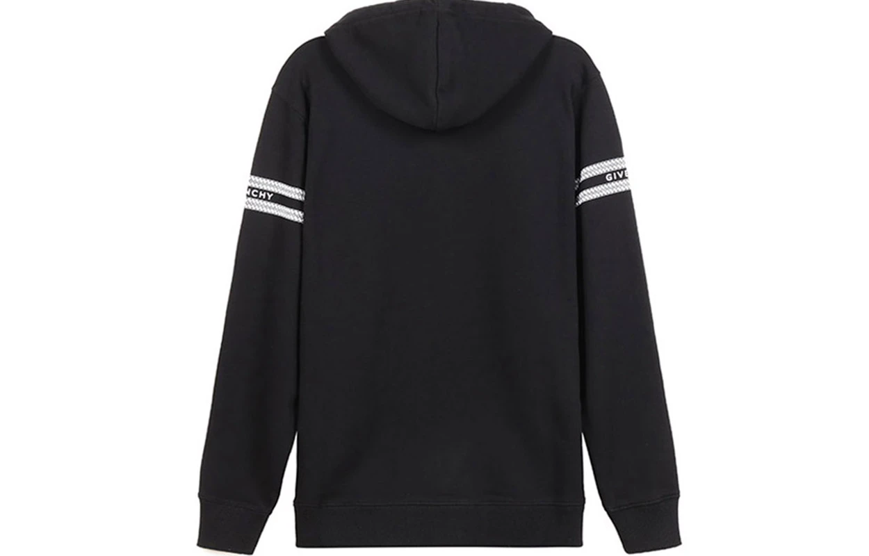 商品[国内直发] Givenchy|链条印花连帽卫衣 男款 黑色,价格¥5259,第3张图片详细描述