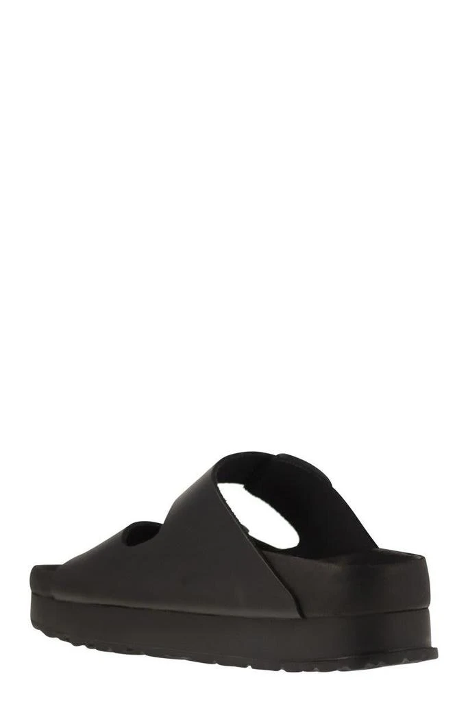 商品Birkenstock|Birkenstock Arizona Platform - Slipper With Leather Buckles,价格¥1396,第3张图片详细描述