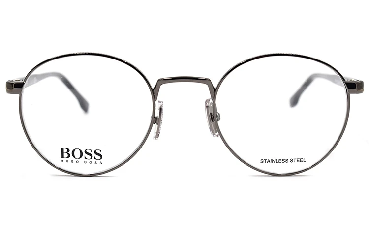 商品[国内直发] Hugo Boss|雨果博斯 隽永儒雅系列光学眼镜 男款 深枪色眼镜框,价格¥1212,第1张图片