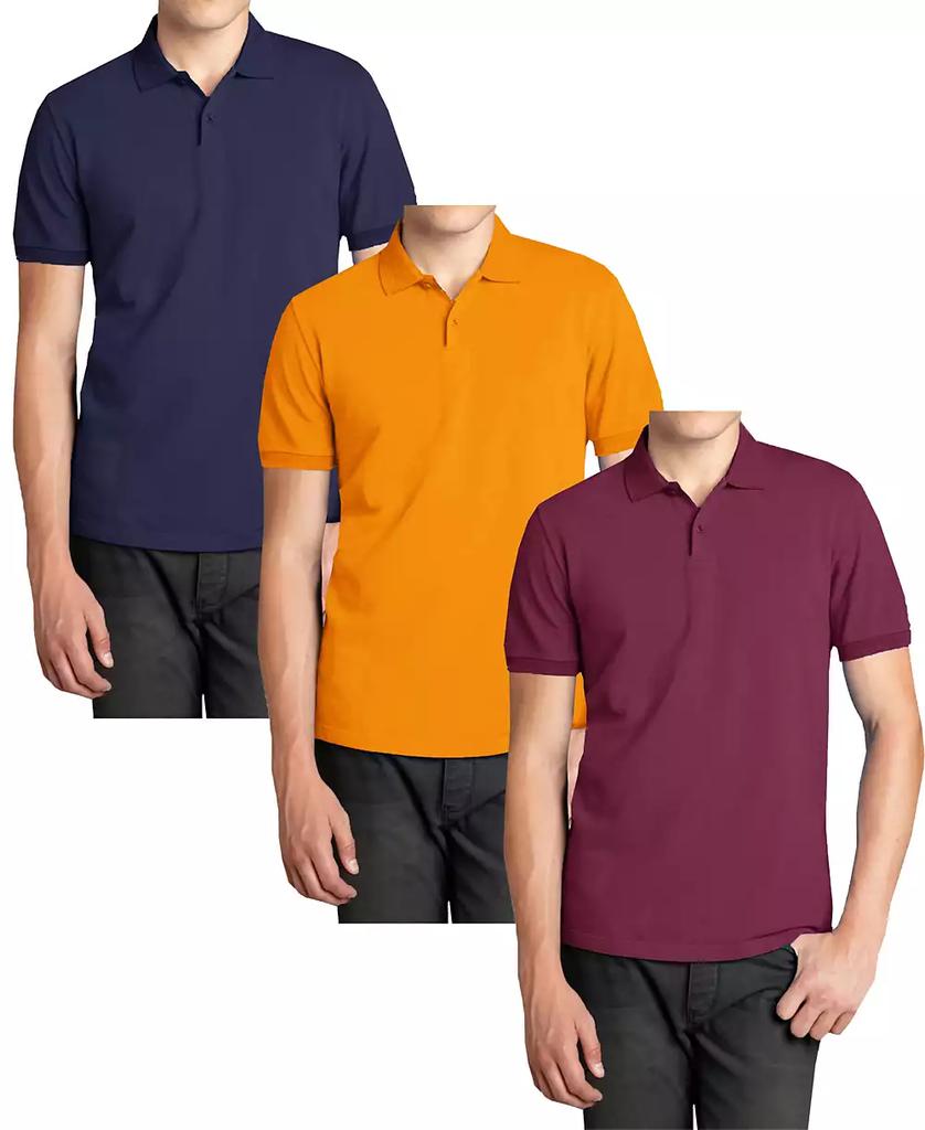 Мужские поло-рубашки с коротким рукавом из пике Galaxy Polo Avenue - комплект из 5 штук image 2