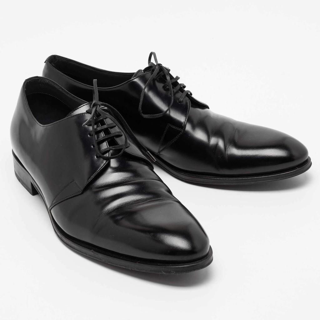 Dior Black Leather Timeless Lace Up Oxford Size 43.5商品第4张图片规格展示