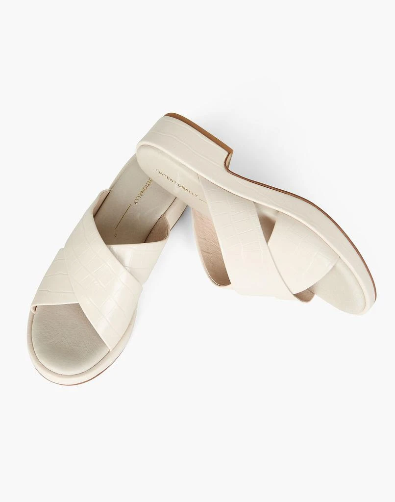 商品Madewell|Intentionally Blank Leather Vonda Slide Sandals,价格¥979,第4张图片详细描述