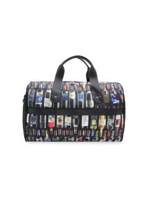 商品Robert Graham|Wine Bottle Graphic Weekender Bag,价格¥793,第4张图片详细描述