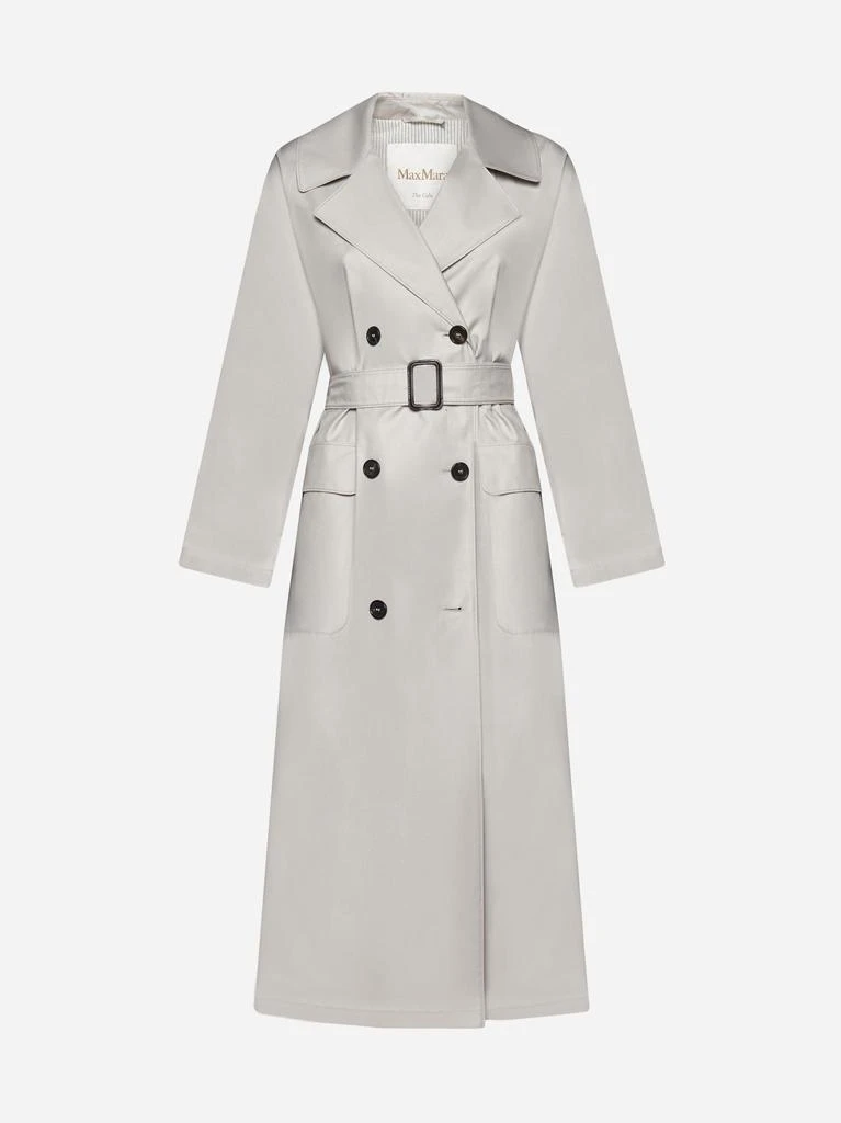 商品Max Mara|Belted Cotton-blend Trench Coat Max Mara The Cube,价格¥4719,第1张图片