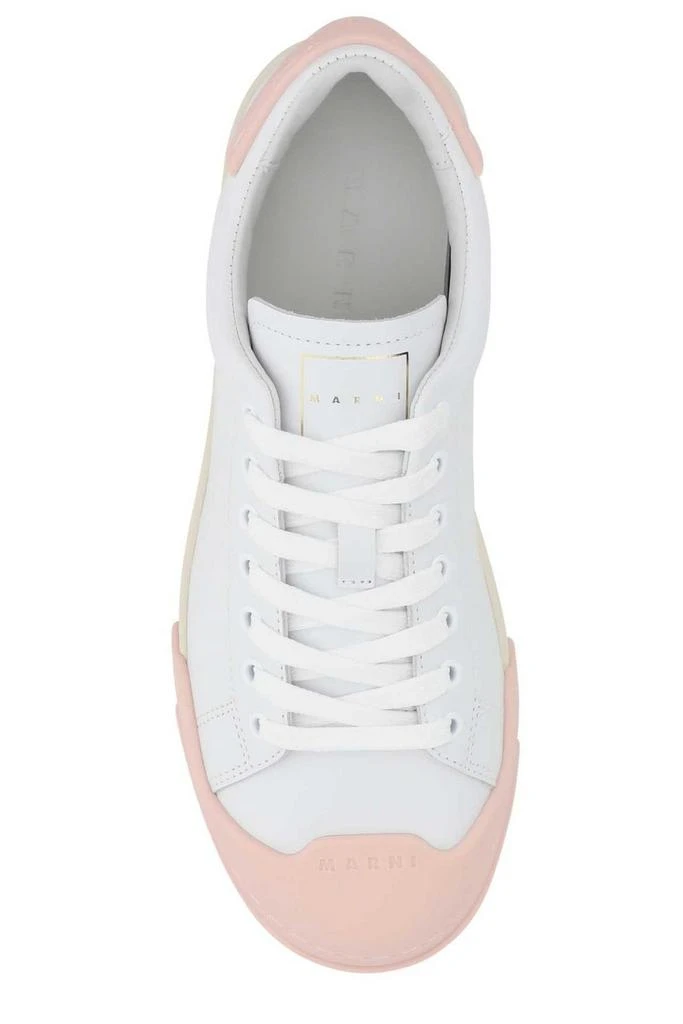 商品Marni|Marni Contrast Panelled Lace-Up Sneakers,价格¥2131,第3张图片详细描述