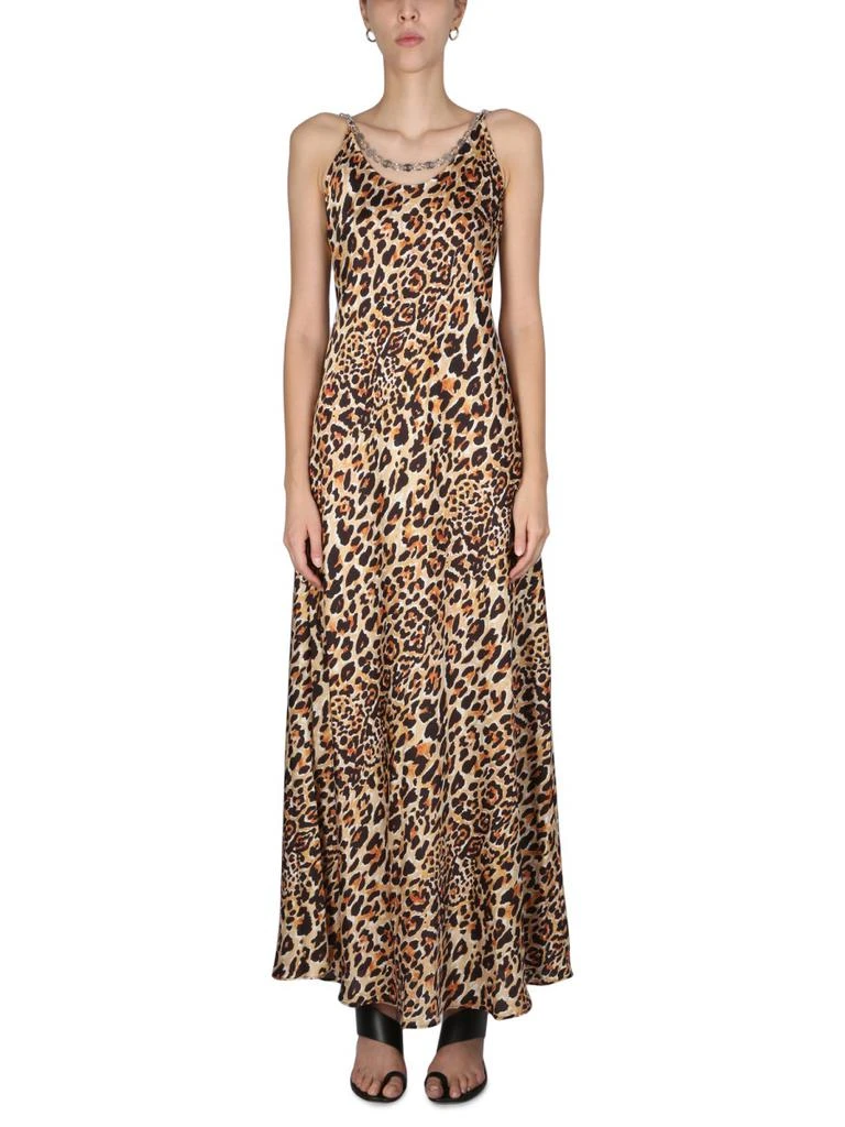 商品Paco Rabanne|ANIMAL PRINT LONG DRESS,价格¥5112,第1张图片