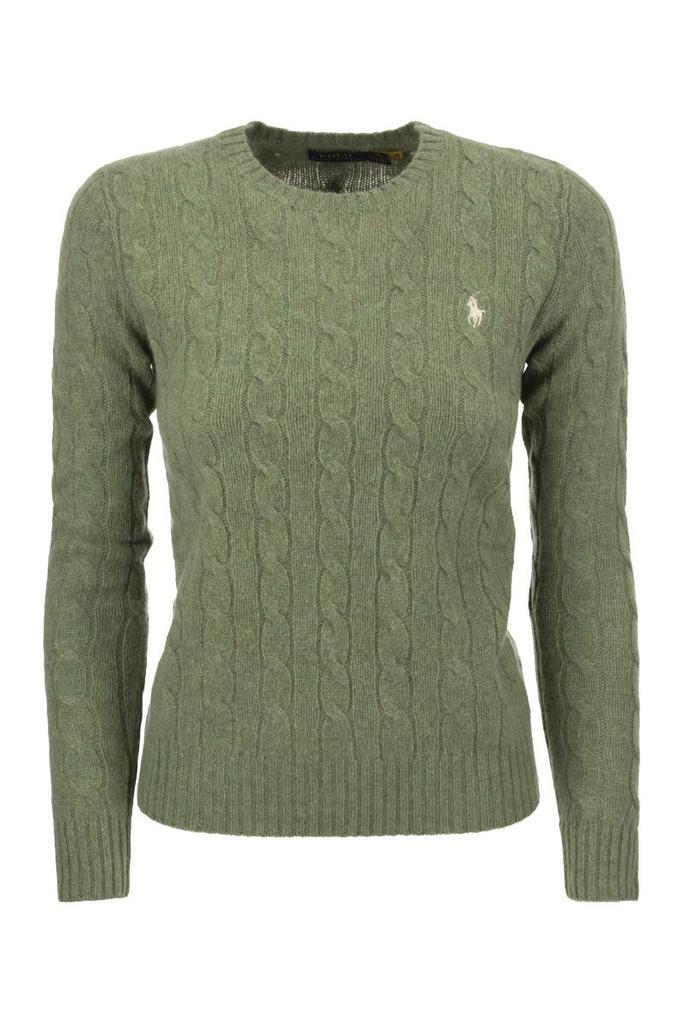 商品Ralph Lauren|POLO RALPH LAUREN Plaited wool and cashmere crew-neck,价格¥1333,第1张图片