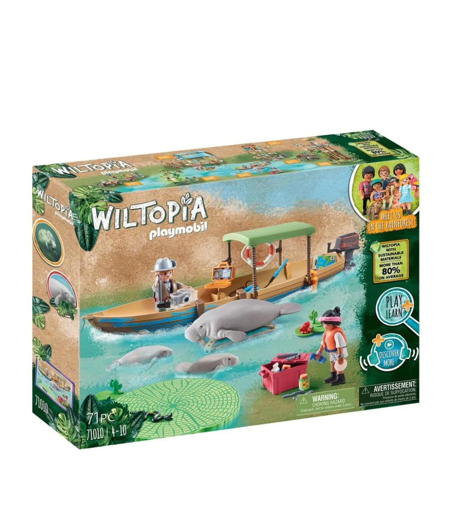 商品Playmobil|Wiltopia Amazon River Boat and Manatees,价格¥339,第2张图片详细描述