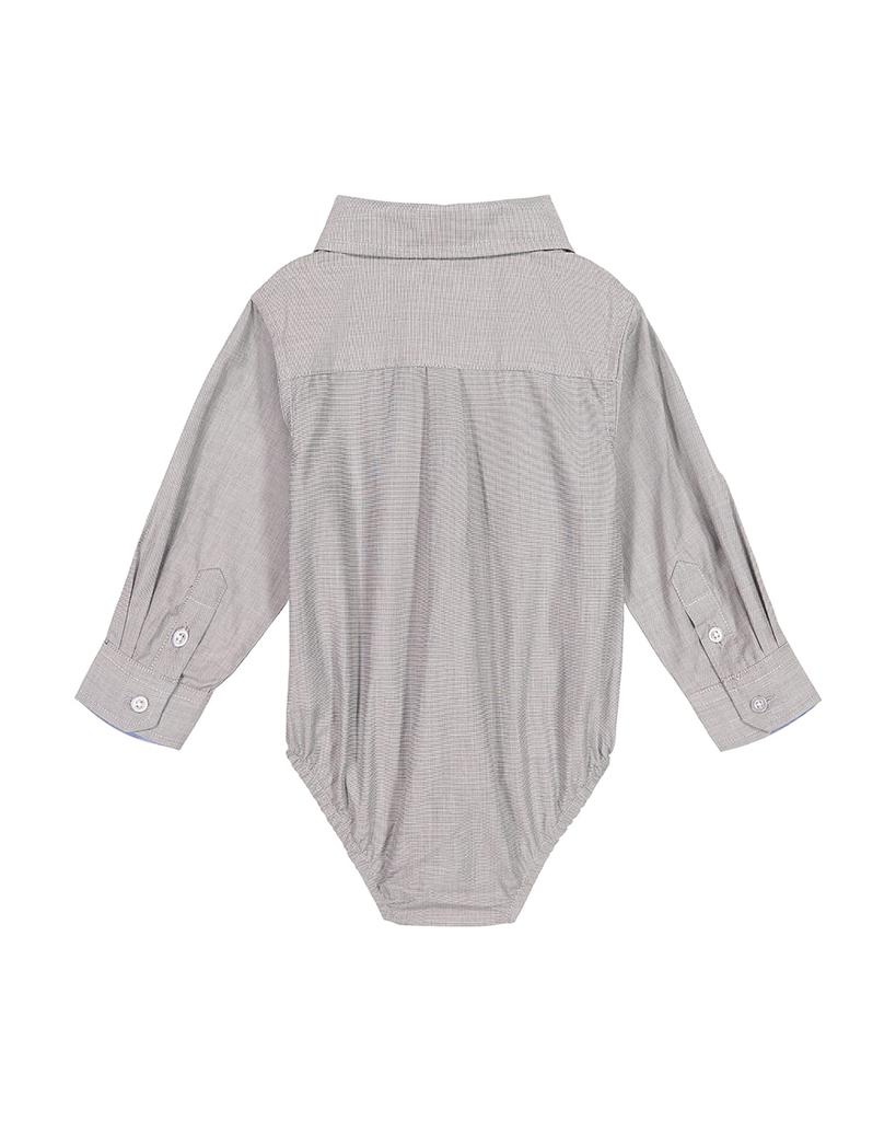 Boy's Button-Down Cotton Shirtzie, Size 3-24 Months商品第2张图片规格展示