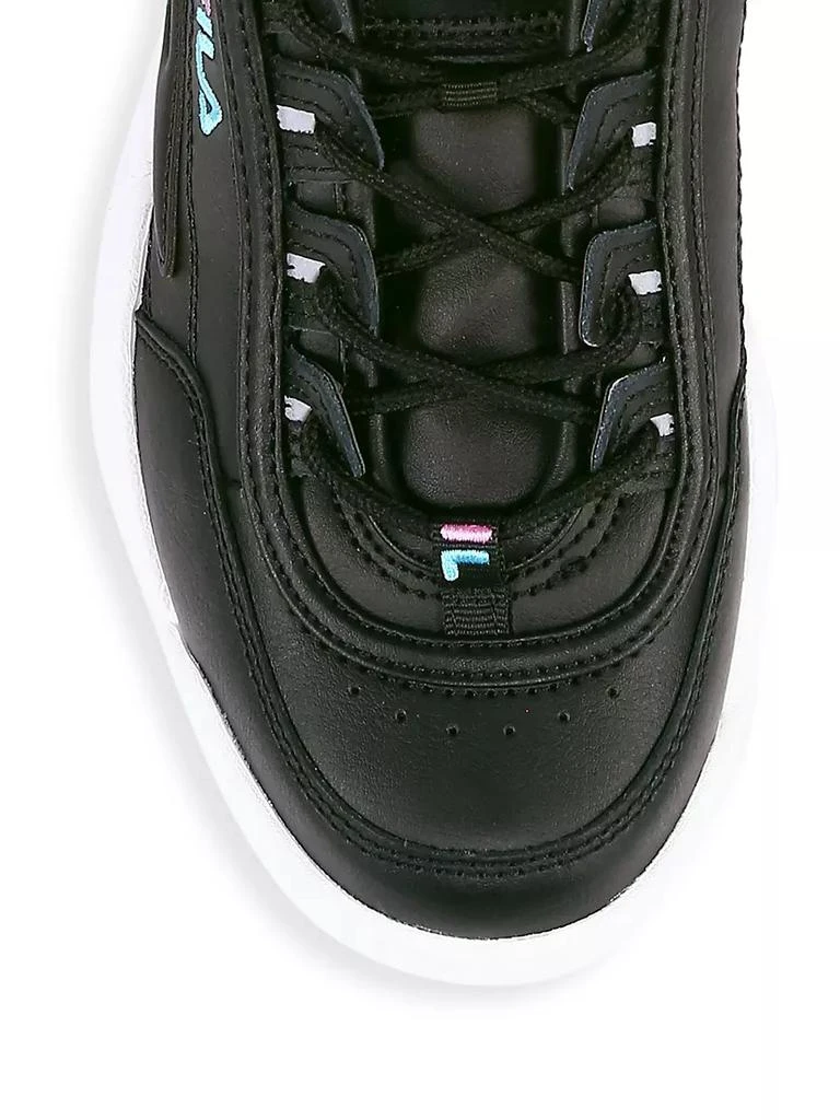 商品Fila|Disruptor II Lab Liquid Leather Sneakers,价格¥601,第4张图片详细描述