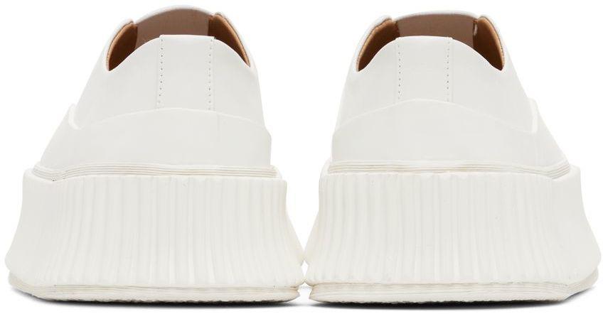 商品Jil Sander|White Slip-On Platform Sneakers,价格¥3667,第4张图片详细描述