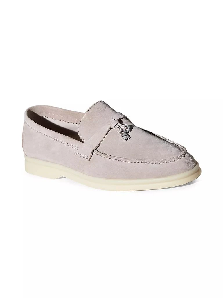 商品Loro Piana|Summer Charms Walk Suede Loafers,价格¥7857,第2张图片详细描述