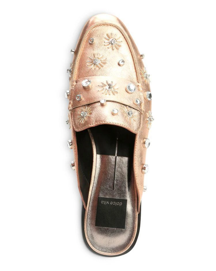 商品Dolce Vita|Dolce Vita Maura Embellished Leather Mules ,价格¥829,第3张图片详细描述