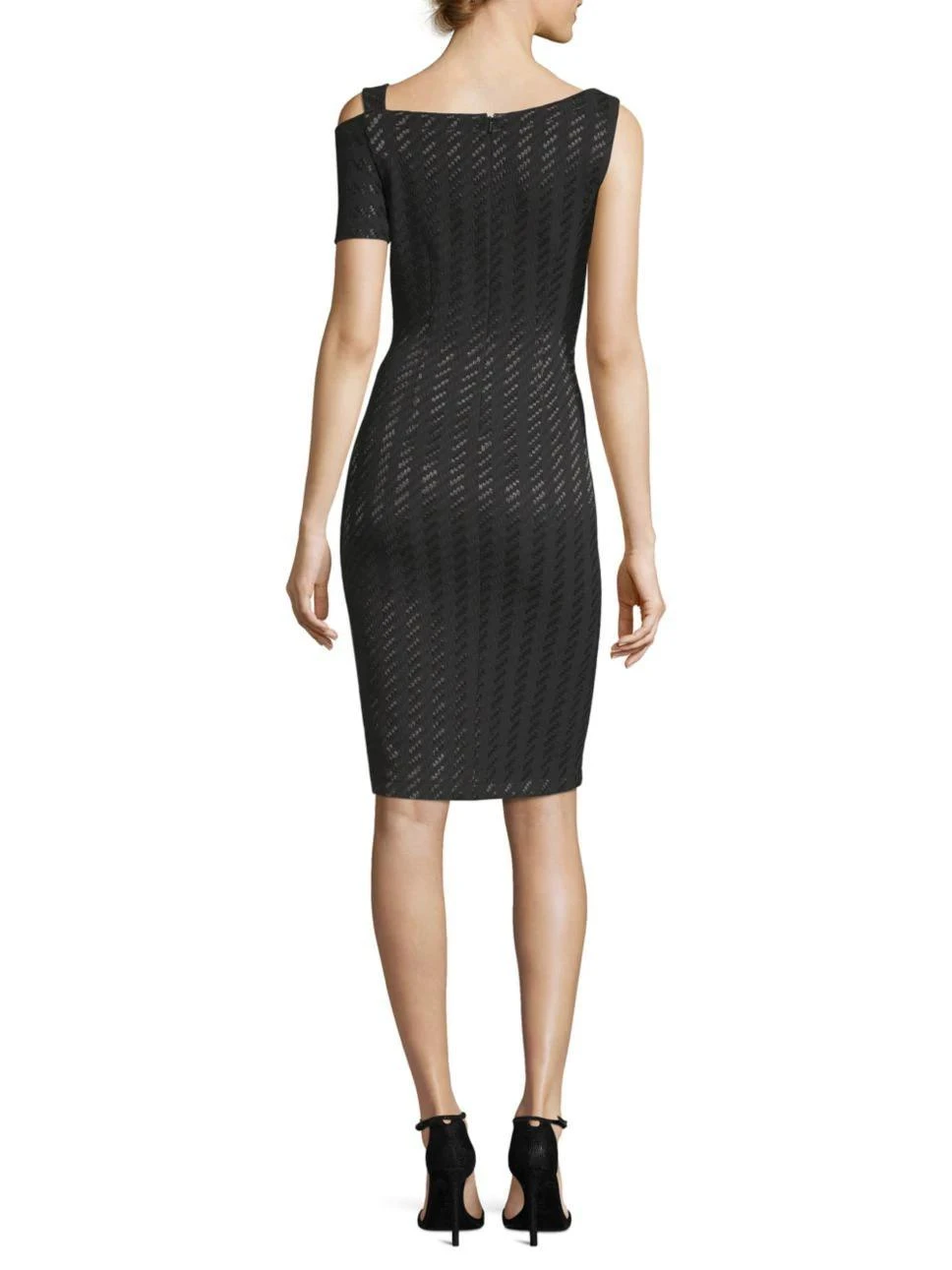 商品Yigal Azrouël|Stretchy Weave Striped Bodycon Dress,价格¥1943,第2张图片详细描述