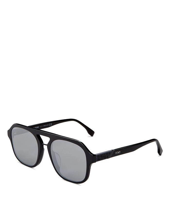 商品Fendi|  Brow Bar Square Sunglasses, 55mm,价格¥3203,第1张图片