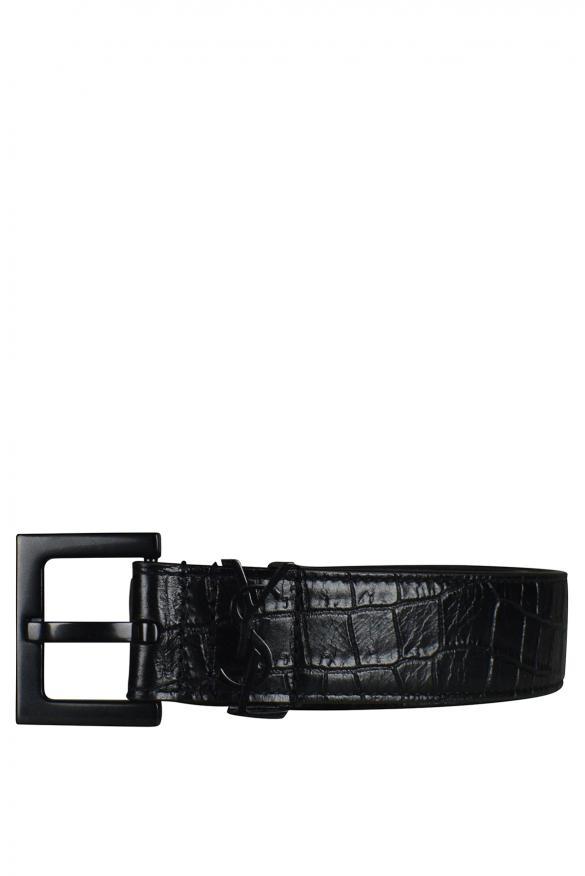 商品Yves Saint Laurent|Monogrammed belt - Size: 105,价格¥2530,第1张图片