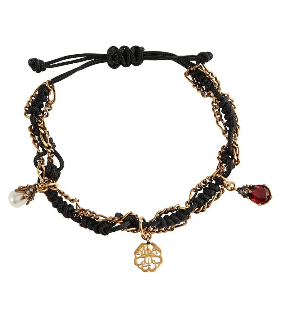 商品Alexander McQueen|Seal缀饰吊坠手链,价格¥2126,第1张图片