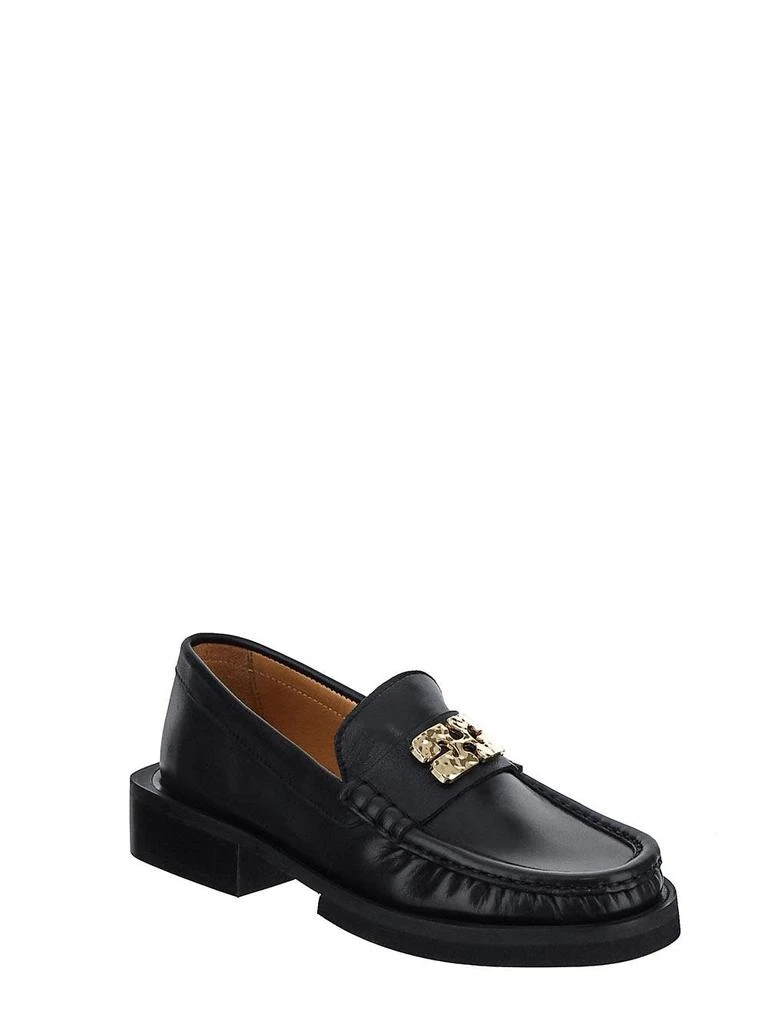 商品Ganni|Logo Plaque Loafers,价格¥1910,第2张图片详细描述