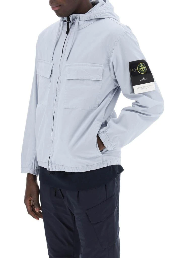 商品Stone Island|Supima Cotton Twill Stretch-TC jacket,价格¥3150,第5张图片详细描述