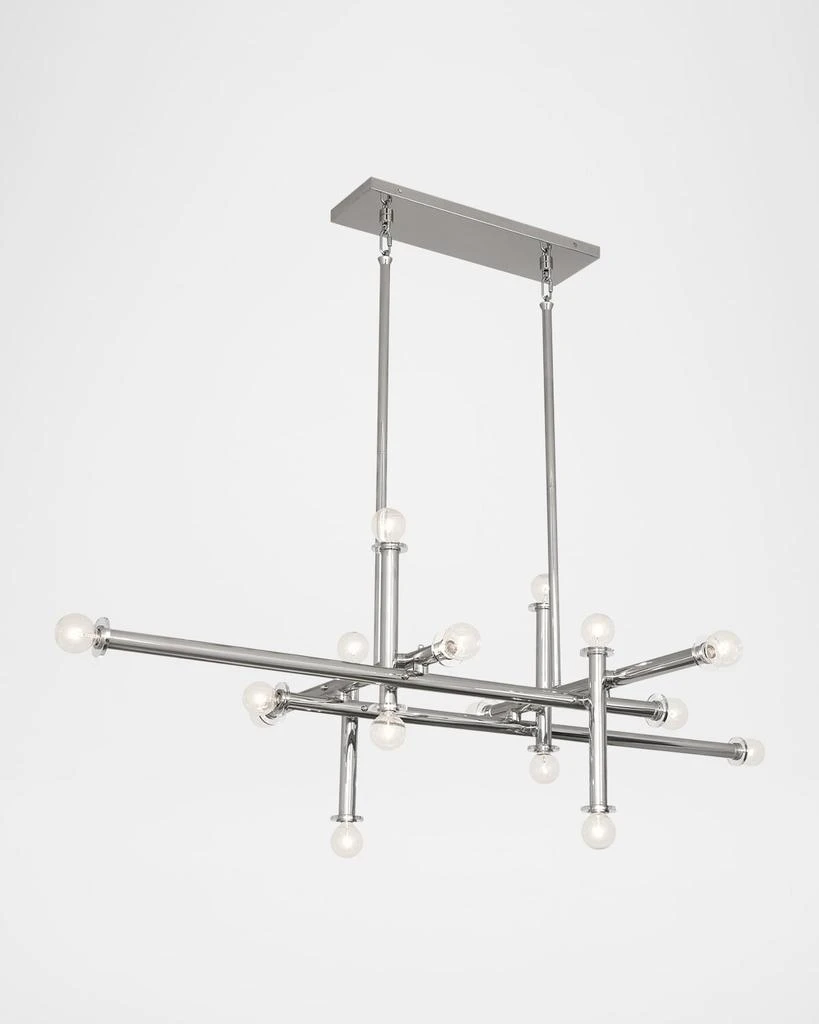 商品Jonathan Adler|Milano 16-Light Linear Chandelier,价格¥7716,第1张图片