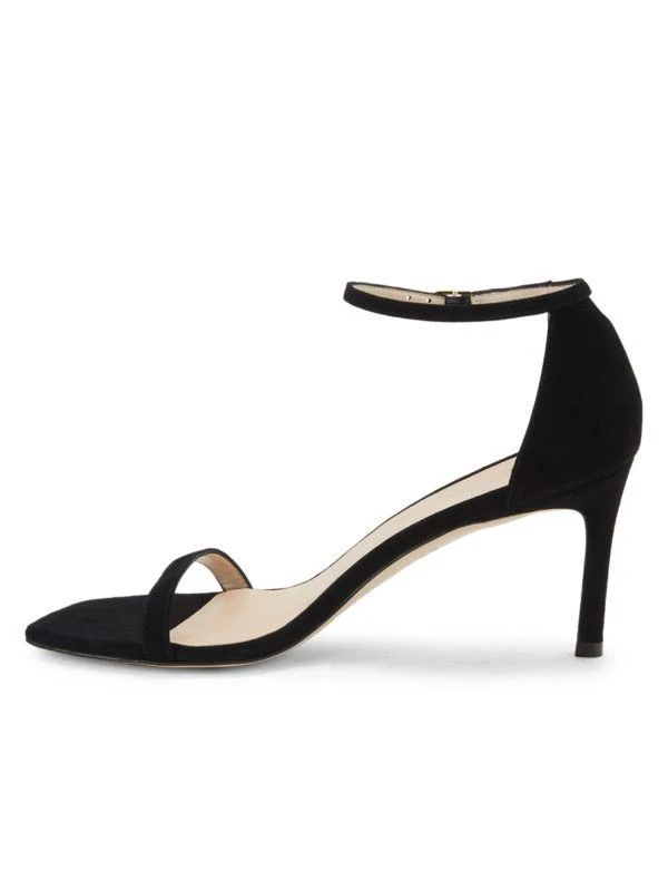 商品Stuart Weitzman|Amelina Suede Ankle-Strap Sandals,价格¥1887,第4张图片详细描述