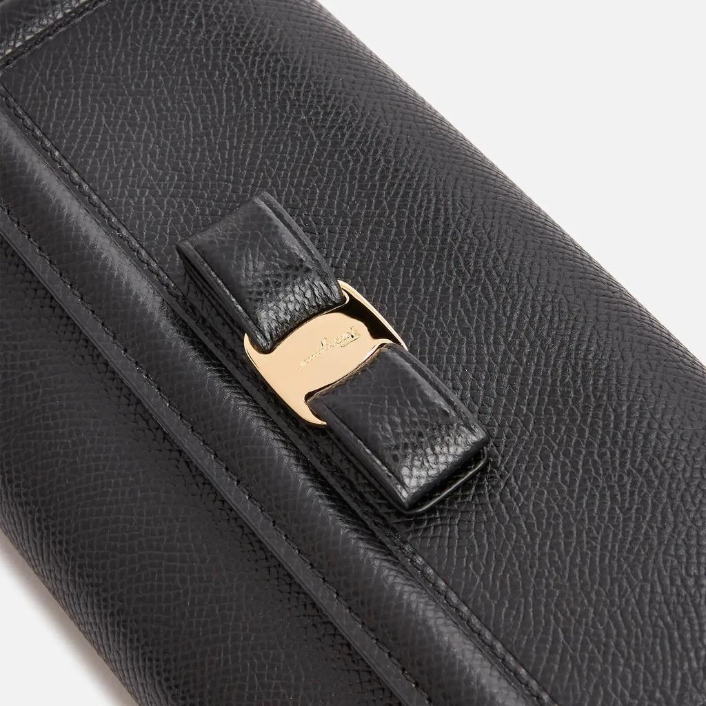 商品Salvatore Ferragamo|Salvatore Ferragamo Women's Vara Bow Wallet - Black,价格¥3287,第5张图片详细描述