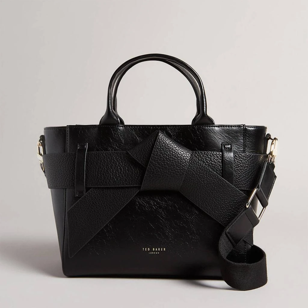 商品Ted Baker London|Ted Baker Jimsa Bow-Detailed Faux Leather Shoulder Bag,价格¥900,第1张图片