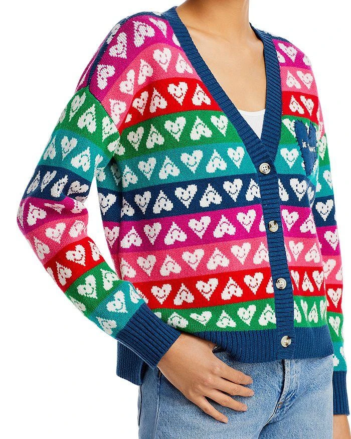 商品AQUA|Rainbow Heart Grandfather Cardigan - 100% Exclusive,价格¥368,第5张图片详细描述