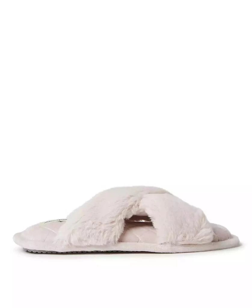 商品Dear Foams|Women's Jessica Furry Cross Band Slide Slippers,价格¥211,第2张图片详细描述