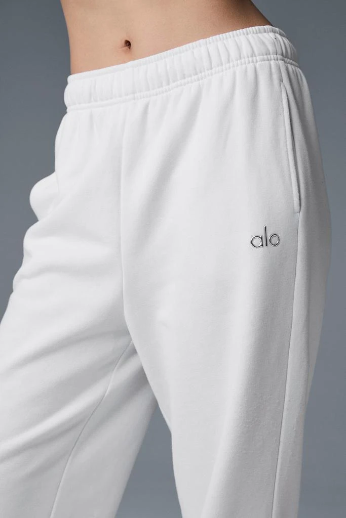 商品Alo|Accolade Sweatpant - White,价格¥1065,第4张图片详细描述