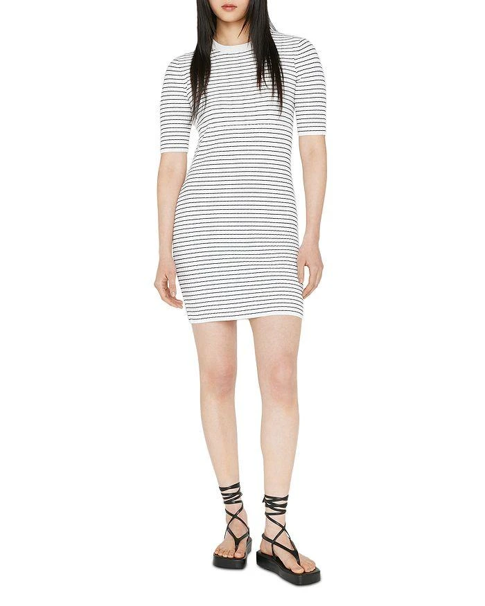 商品FRAME|Mixed Rib Knit Mini Dress,价格¥1835,第1张图片详细描述