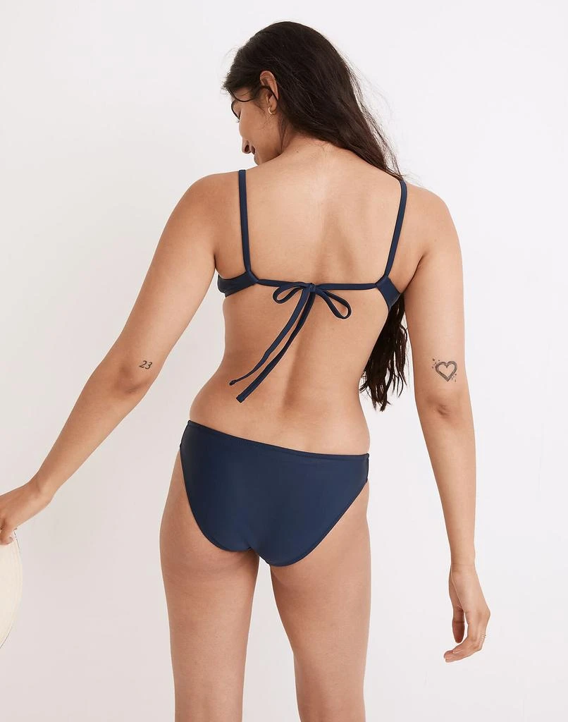 商品Madewell|Madewell Second Wave Tie-Back Bikini Top,价格¥158,第3张图片详细描述