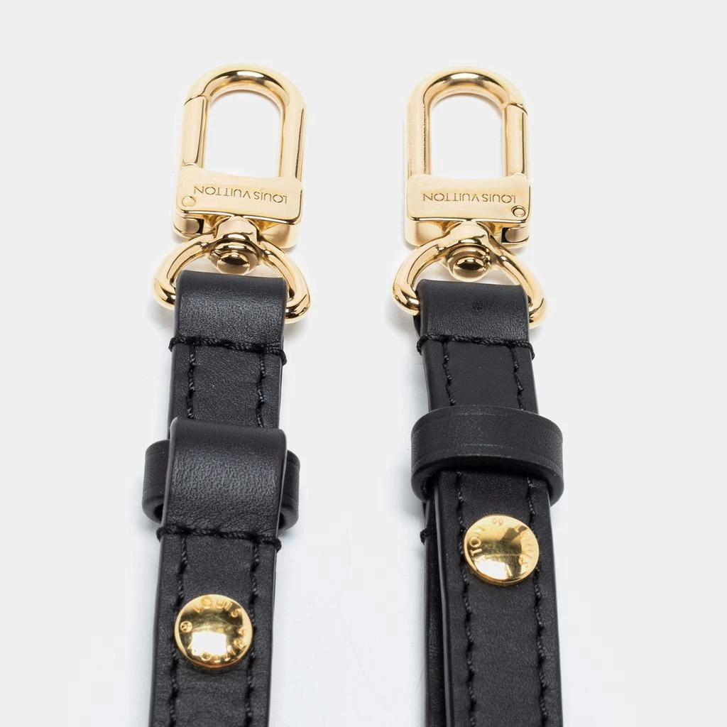 商品[二手商品] Louis Vuitton|Louis Vuitton Black Leather Adjustable Shoulder Bag Strap,价格¥2695,第2张图片详细描述