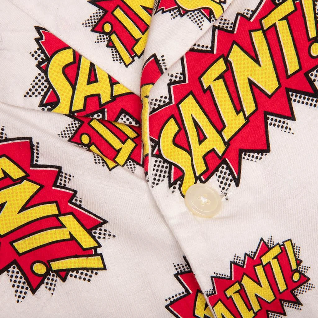 商品Saint Michael|Pow Pajama Shirt - White,价格¥3625,第3张图片详细描述