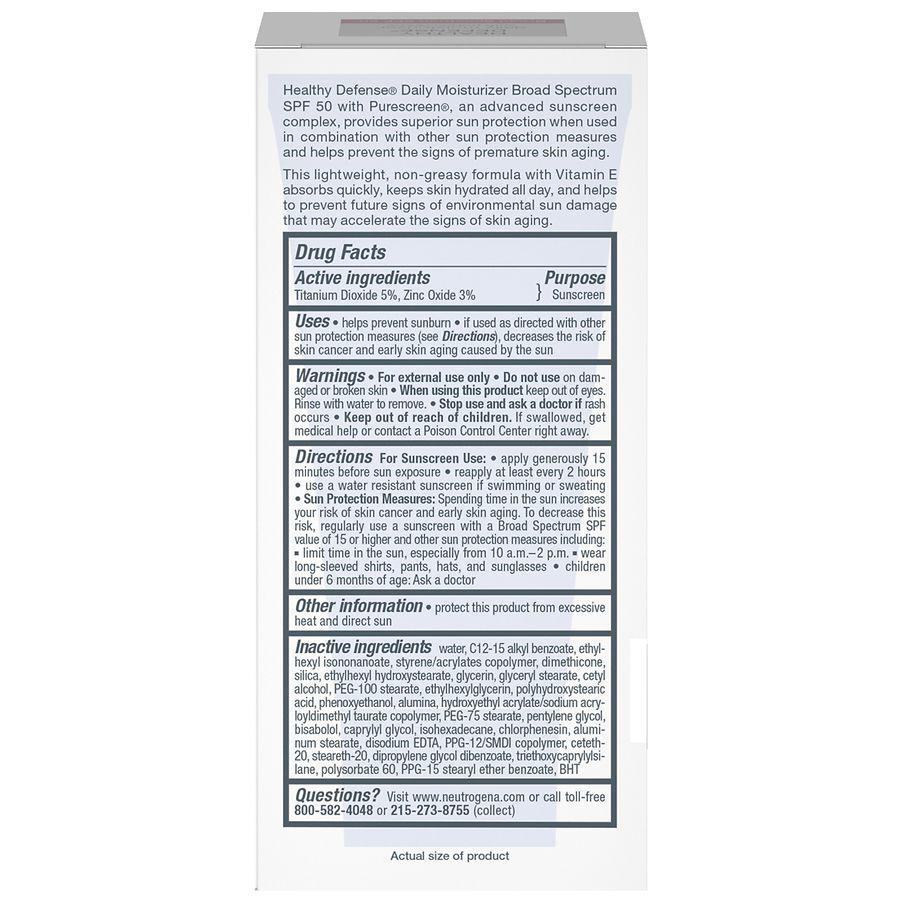 商品Neutrogena|Sensitive Moisturizer, SPF 50 Fragrance-Free,价格¥116,第6张图片详细描述