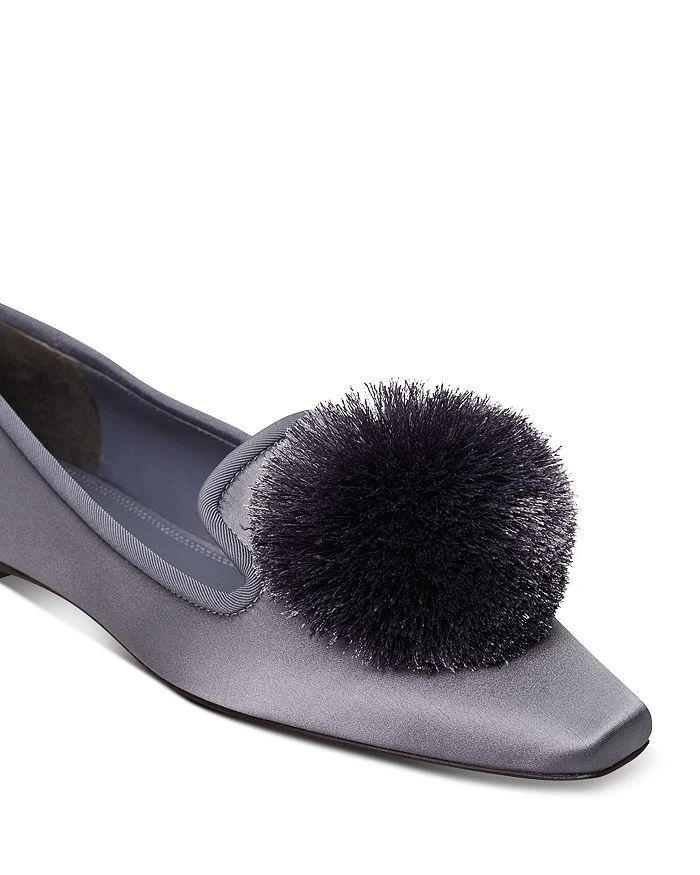 商品Tory Burch|Women's Pom Pom Smoking Loafers,价格¥1473,第4张图片详细描述