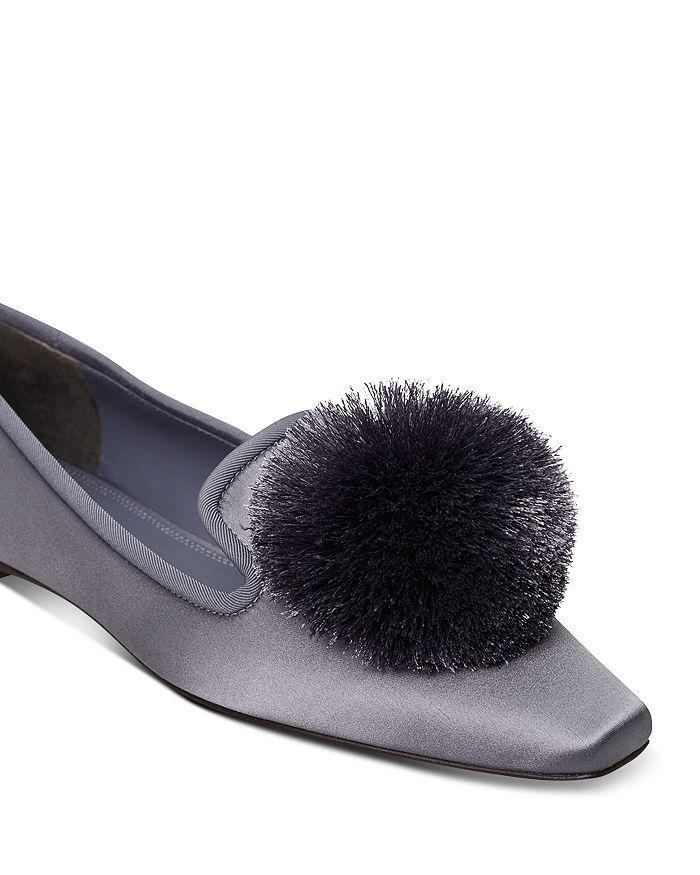 商品Tory Burch|Women's Pom Pom Smoking Slipper Flats,价格¥1468,第6张图片详细描述