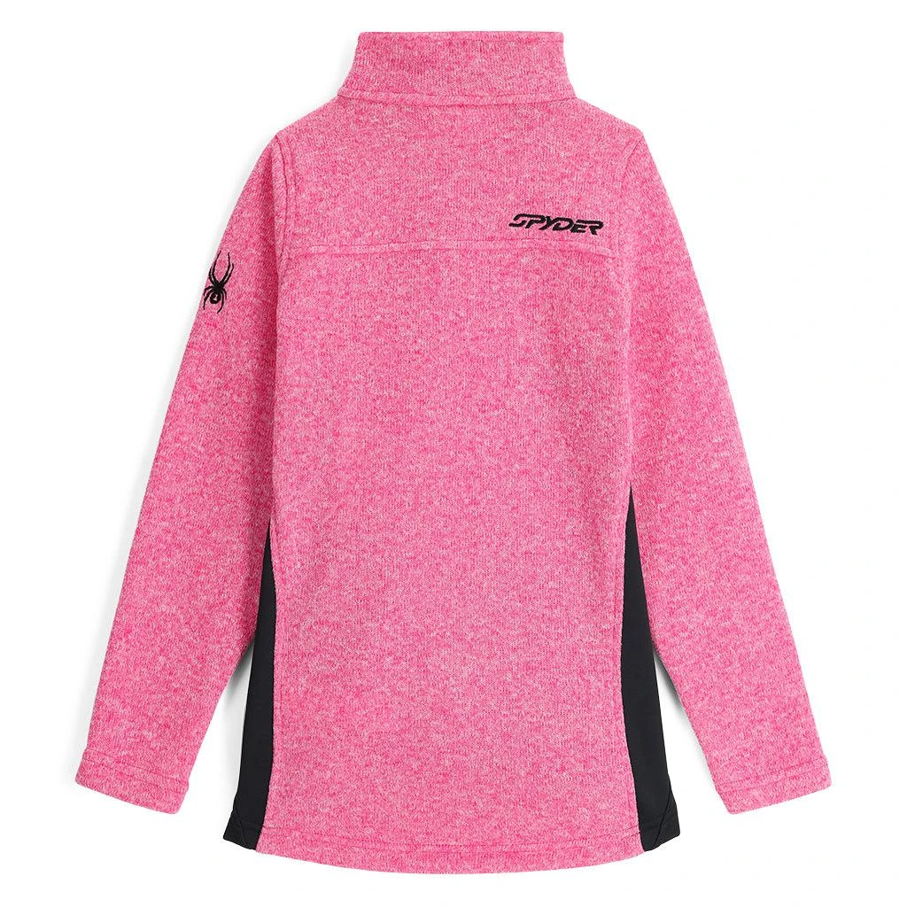 商品Spyder|Girls Aspire Half Zip - Pink,价格¥63,第2张图片详细描述